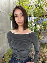 ウエストリー(WESTORY)&nbsp;透明感カラー/ロングボブ/ほうじ茶ラテカラー