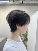 ウルフカット メンズライク　中性ウルフ　マッシュウルフ