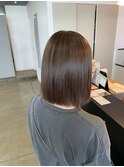 【#柔らかグレージュくすみピンク】×ブリーチなしダブルカラー
