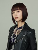 ピークアブー 原宿ハラカド(PEEK-A-BOO)&nbsp;くせ毛多毛ボブショート前下がりモードワイドバングかっこいい