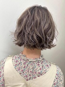 バランス 原宿 表参道(balance) 【白髪ぼかしハイライト】ベージュハイライトYUKA