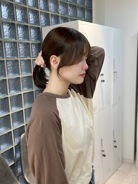 シェノン 梅田(CHAINON) 梅田/クラゲヘアー/オリーブグレー/小顔/ココアベージュ