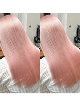 アグゼ(axe) 【ブリーチ】【髪質改善】【ダブルカラー】