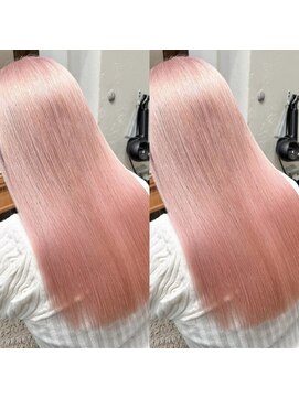 アグゼ(axe) 【ブリーチ】【髪質改善】【ダブルカラー】