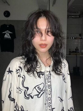 リビング 津田沼(LIVING) 着物ヘア/大人ガーリー/ダークアッシュ/似合わせカット/津田沼駅