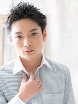 モッズヘアー メン 戸田公園店(mod's hair men)&nbsp;アップバング黒髪くせ毛風クロップアクティブショートh戸田公園