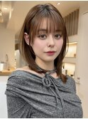 顔まわりレイヤー小顔レイヤー韓国レイヤーくびれレイヤー