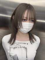 エゴ 池袋(EGO) ウルフ/ロングウルフ/ハッシュカット/グレージュカラー