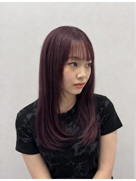 エイド 本店(aid) ブリーチ無しでできるカシスカラー