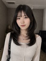 エトワ 中央店(etoi)&nbsp;大分ミディアムボブレイヤー軽め韓国レイヤーくびれスタイル