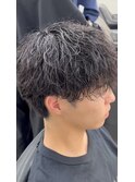 MEN’S/ニュアンスパーマ/ニュアンスウルフ/京都