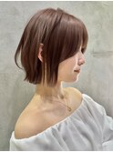 ミディアムレイヤーくびれミディアム イメチェン