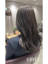 エルト 大通店(ERHT)&nbsp;ブリーチなしダブルカラー×グレージュ【大通/ERHT】