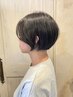 【ショート人気No.1】朝3~5分乾かすだけでまとまる設計カット+透明感カラー