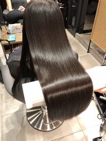 ランベリー(LANVERY)&nbsp;【LANVERY】髪質改善サイエンスアクアモイスチャーカラー/黒髪