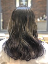 ランズヘアー(LAND’S HAIR) ☆３Dカラー！グレイ→パープル☆