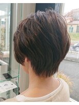 アース 富谷店(HAIR & MAKE EARTH)&nbsp;ミセスショート×シークレットハイライト