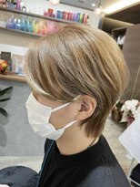 フォセット(Fossette)&nbsp;Short × High Tone Beige〈 Bleach ○ 〉