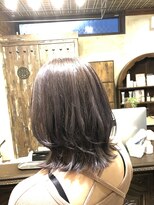 ヘアー クリエイト カルバリ(HAIR CREATE Calbari)&nbsp;ミディアムウルフ×ライラックグレージュ
