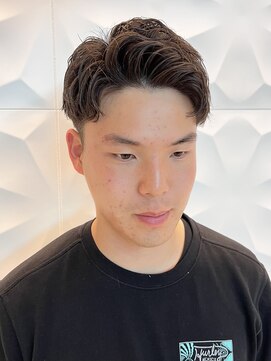 銀座マツナガ 浅草店 アップバング/ビジネススタイル/ツーブロック/メンズパーマ