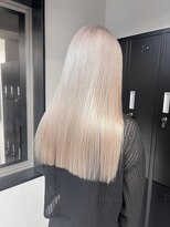 ペレ 渋谷(PELE)&nbsp;n23_ホワイトブロンド ブリーチ2回~ /渋谷/ハイトーン/韓国ヘア