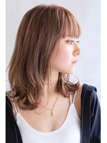 ロジッタ(ROJITHA)&nbsp;【ROJITHA表参道原宿】透明感ベージュ×顔まわりレイヤー