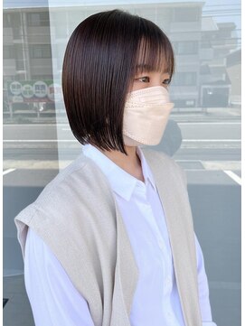 リル 住吉店(LiL) ミニボブ×ピンクブラウン