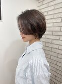 大人可愛い30代40代50ショートボブショート丸みショート