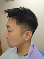 ヘアーカットデザインサロン スマッシュ 田町店(Hair cut design salon Smash)&nbsp;爽やかショートアップバングフェード ショート ビジネススタイル