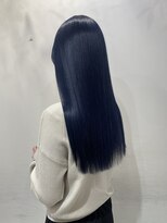 へアメイクワンプラス 四日市(HAIR MAKE ONEplus) 10代20代人気 ネイビーブルー/ブリーチカラー/透明感カラー