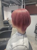 【カット＋ブリーチ】マッシュウルフ×ベリピ/新出奈津樹