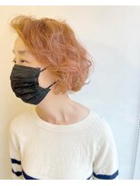 ラトリエコンタン(L´atelier Content)&nbsp;40代50代60代　トップにボリュームのあるボブパーマ