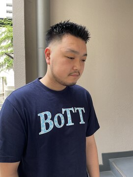 ウェルネス(Wellness) ハイライト波巻きマッシュアップバング束感ショート33