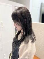 シュク 高円寺(SYUK)&nbsp;kanna【 高円寺 中野 】顔まわりカット/グレージュ/暗髪透明感