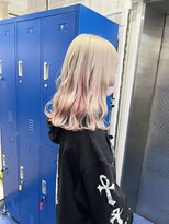 ホワイト 梅田(white)&nbsp;#ホワイトブロンド×ペールピンク