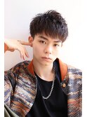 ショートマッシュ 刈り上げ ツーブロック ナチュラル