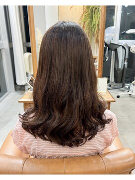 アクセヘアー 町田(acce hair) 根元縮毛矯正＆ワンカールコテ巻き風パーマ