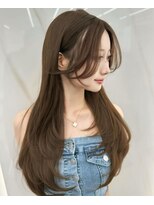 コア 銀座(COA)&nbsp;小顔レイヤー　前髪顔周り　髪質改善縮毛