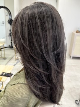 スティロ(stylo) ハイライトカラーグレージュベージュケアブリーチダブルカラー