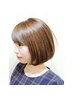 [会話無し]毛髪強化プレックスカラー＋カット＋グロストリートメント