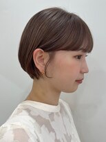 ガーデンヨコハマ(GARDEN YOKOHAMA) ショートボブ小顔カットダブルカラーミルクティベージュ