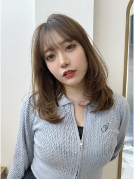 ロンドアベニール 北千住(Lond avenir) 小顔レイヤーカット　顔周り　ブリーチなし　髪質改善　北千住