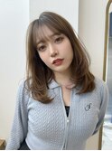 小顔レイヤーカット 顔周り ブリーチなし 髪質改善 北千住