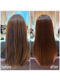 髪質改善ダメージレス縮毛矯正__森