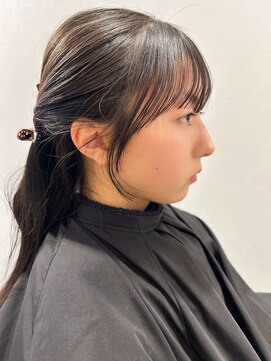 ノア(noah.) 一つにまとめる方のためのcut【前髪、顔周りカット】