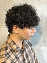 ニアウ 高崎店(Niau)&nbsp;メンズプードルパーマ群馬高崎眉毛韓国刈り上げマッシュ