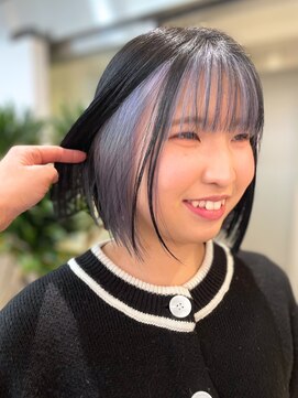 ジエクト ヴィシア(The Ect VIXIA) 似合わせインナーカラー◇フェイスフレーミング・ブルーカラー