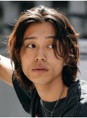 名古屋名駅ニュアンスパーマスパイラルパーマセンターパート