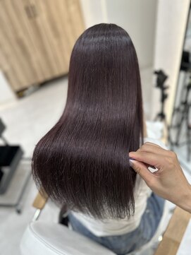 ジーナ 博多筑紫口(Zina) 艶髪 ラベンダーローズ×髪質改善トリートメント!【福田れん】