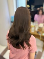 ハピネス 梅田茶屋町店(HAPPINESS)&nbsp;オリーブブラウン/レイヤーカット/韓国ヘア/ブリーチなし